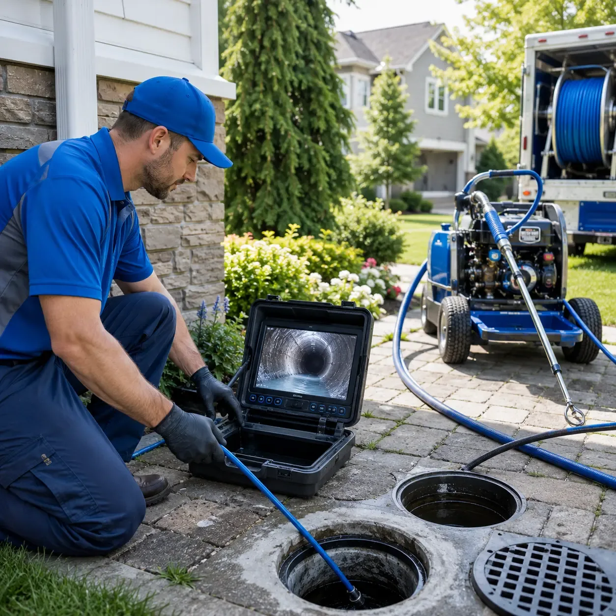 Outdoor drain cleaning professionals serving Dunstable, MA